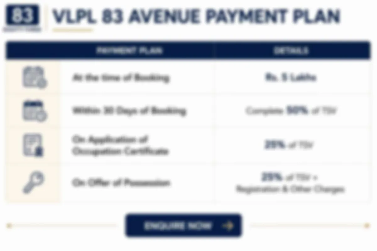 VLPL 83 Avenue Payment Plan